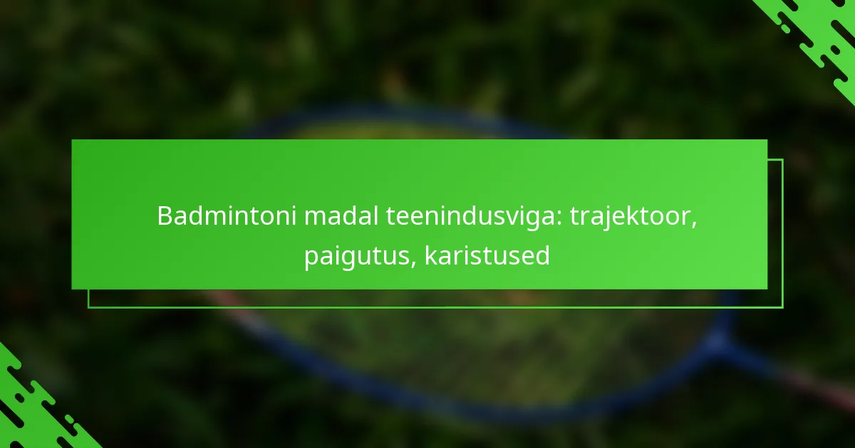 Badmintoni madal teenindusviga: trajektoor, paigutus, karistused